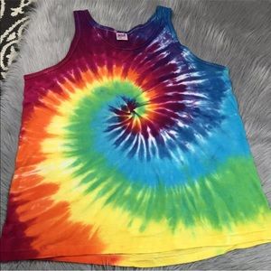 Vintage Anvil Tie Dye Tank Top